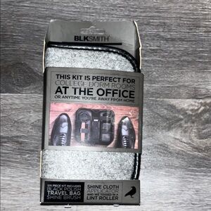 BLKSMITH Shoe Care Kit with Shine Cloth